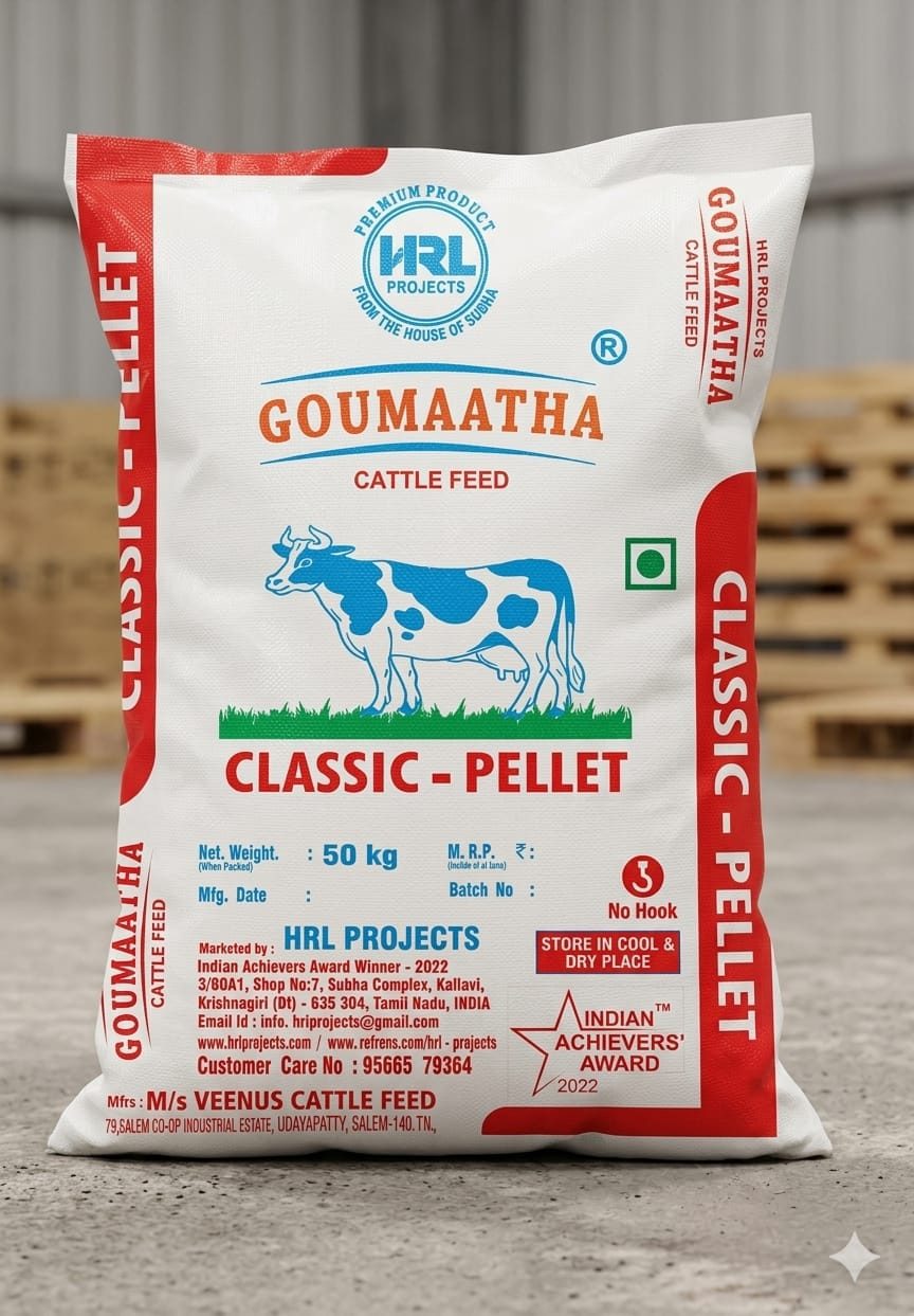 Goumaatha Classic Pellet calf feed — HRL Projects Kallavi Krishnagiri